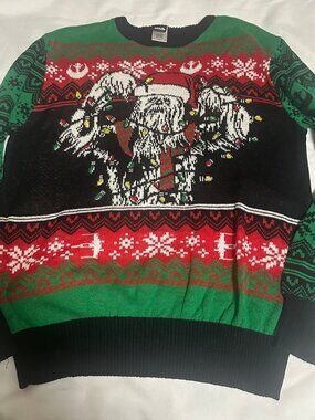 Star Wars Christmas Sweater unisex size XL  multicolor